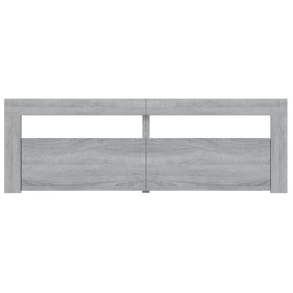 TV-Møbel Sonoma Grå TV-benk med LED-lys 120x35x40 cm