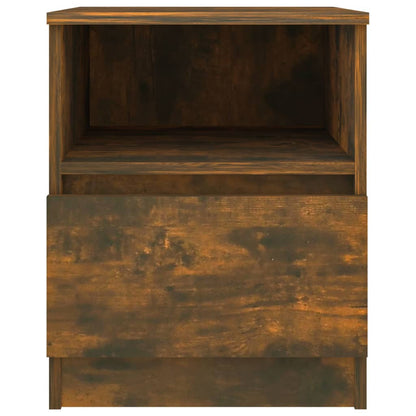 Nattbord 2 stk røkt eik 40x40x50 cm konstruert tre