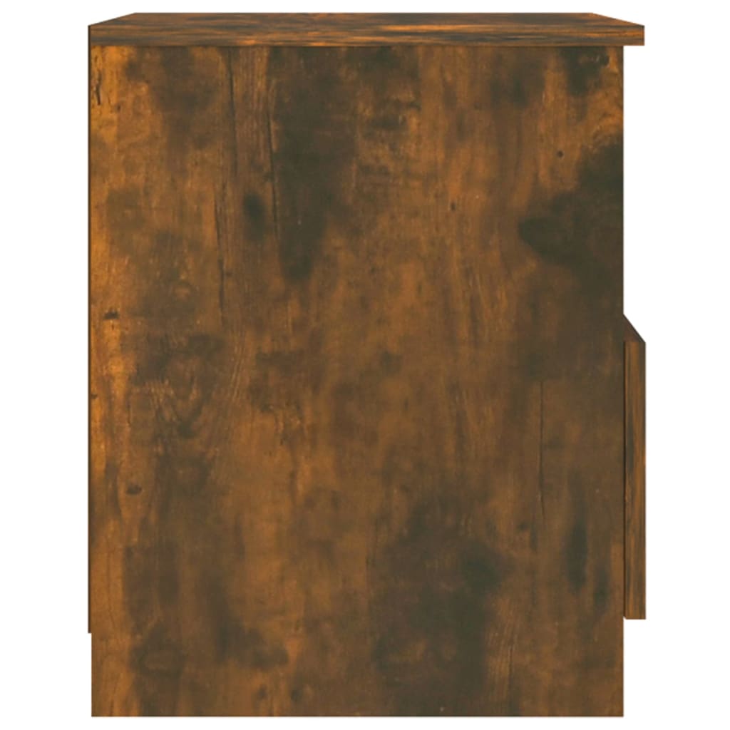 Nattbord 2 stk røkt eik 40x40x50 cm konstruert tre