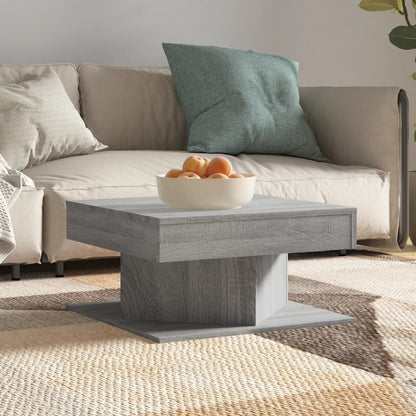 Salongbord Sofabord Sonoma Grå 57x57x30 cm
