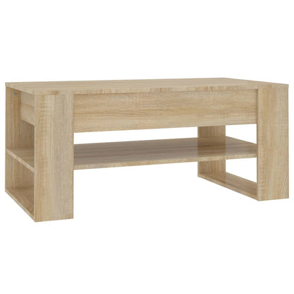Salongbord Sofabord Sonoma Eik 102x55x45 cm