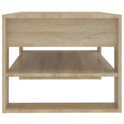Salongbord Sofabord Sonoma Eik 102x55x45 cm