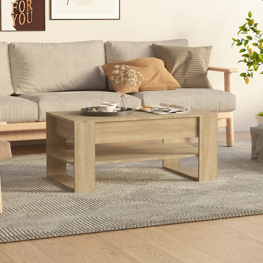 Salongbord Sofabord Sonoma Eik 102x55x45 cm