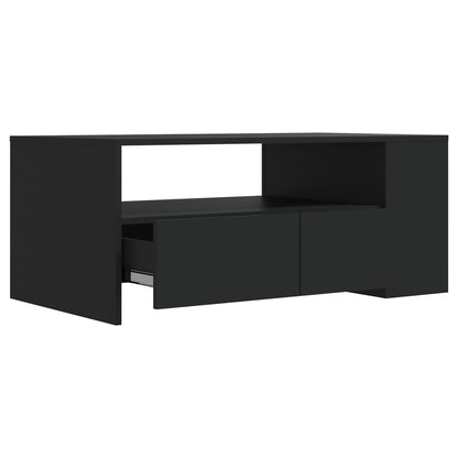 Salongbord Sofabord Svart 102x55x42 cm