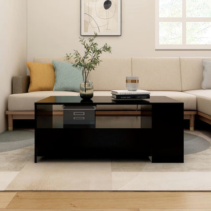 Salongbord Sofabord Svart 102x55x42 cm