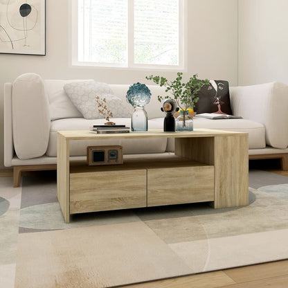 Salongbord Sofabord Sonoma Eik 102x55x42 cm