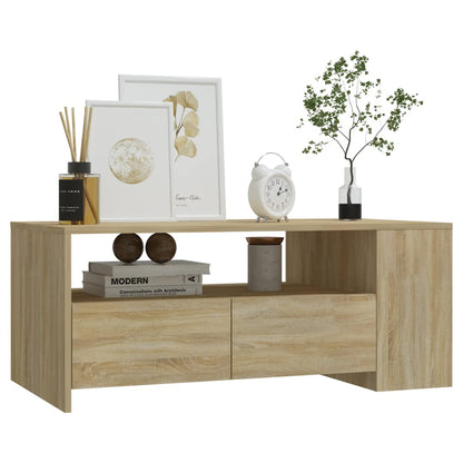 Salongbord Sofabord Sonoma Eik 102x55x42 cm
