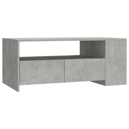 Salongbord Sofabord Betonggrå 102x55x42 cm