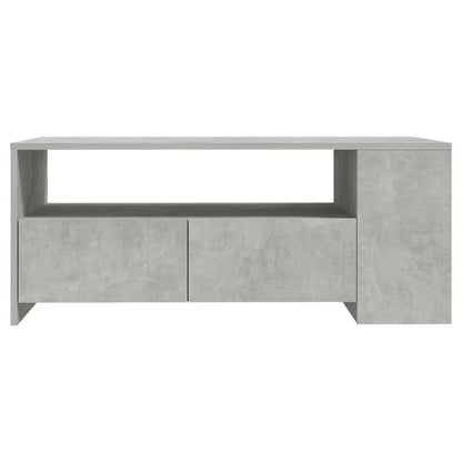 Salongbord Sofabord Betonggrå 102x55x42 cm