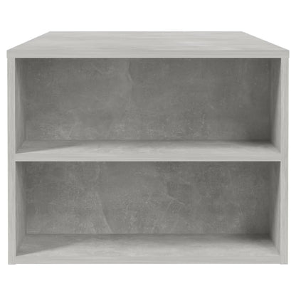 Salongbord Sofabord Betonggrå 102x55x42 cm