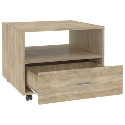 Salongbord Sofabord Sonoma Eik 55x55x40 cm