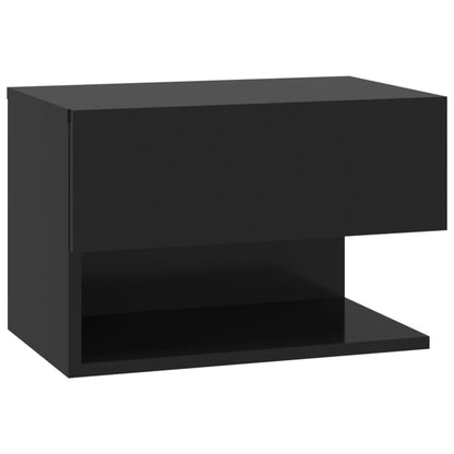 Vegghengte nattbord 2 stk svart