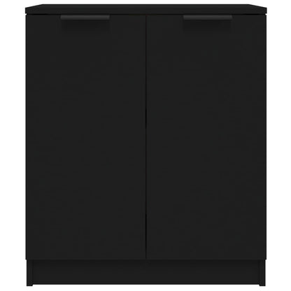 Skjenk Svart 60x30x70 cm