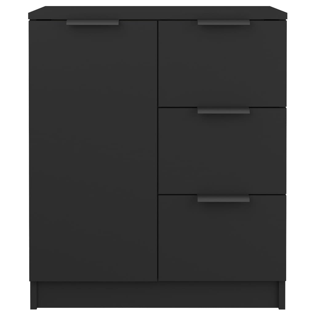 Sidebord Svart 60x30x70 cm