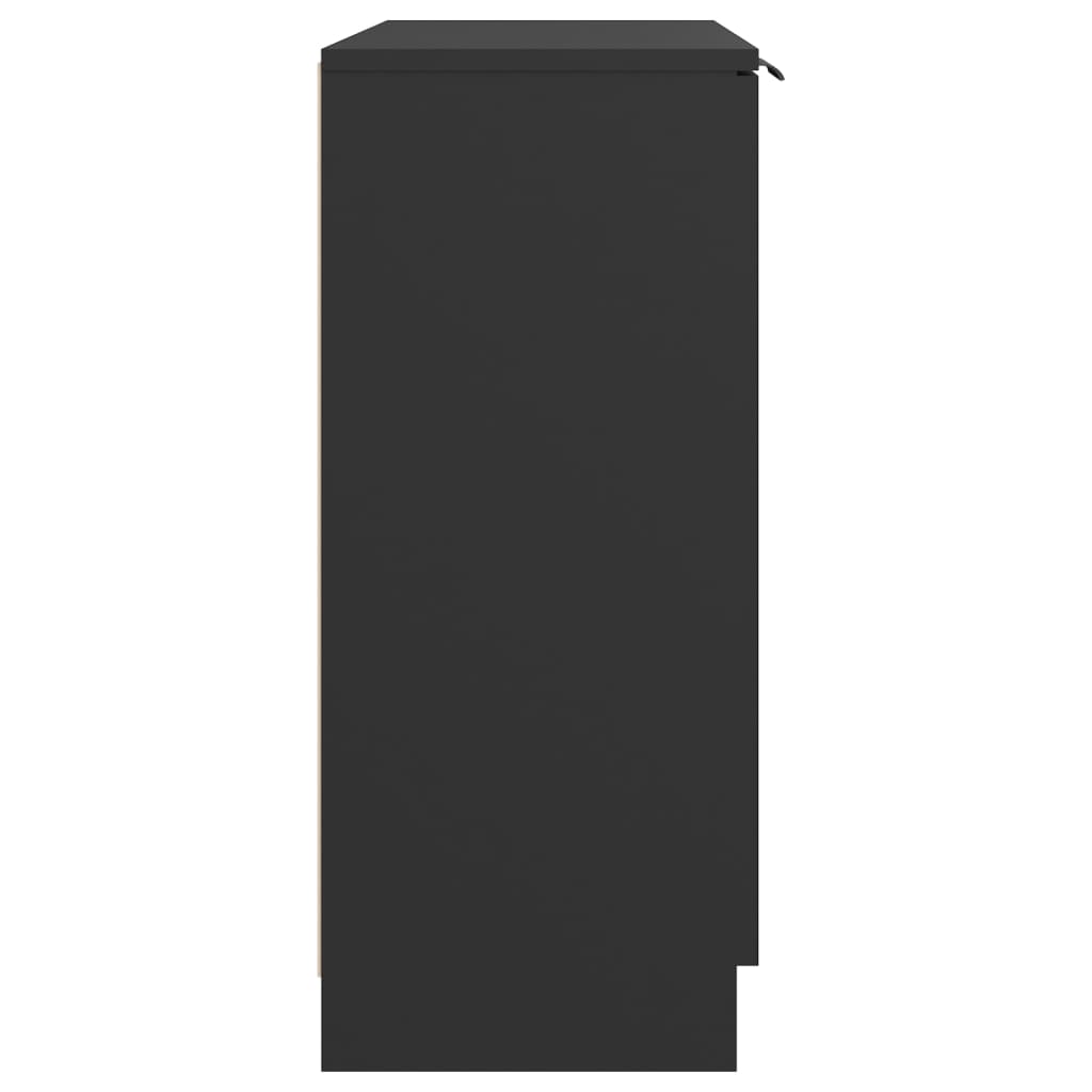 Sidebord Svart 60x30x70 cm