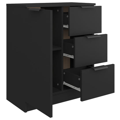 Sidebord Svart 60x30x70 cm