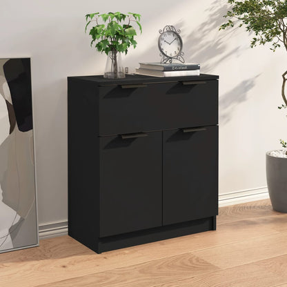Sidebord Svart 60x30x70 cm