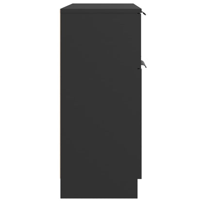 Sidebord Svart 60x30x70 cm