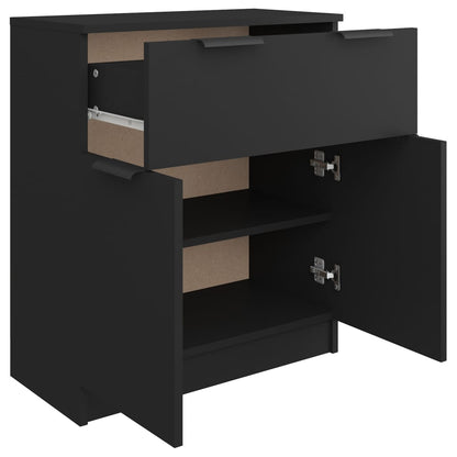 Sidebord Svart 60x30x70 cm