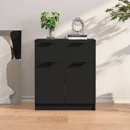 Sidebord Svart 60x30x70 cm