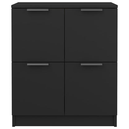 Sidebord Svart 60x30x70 cm