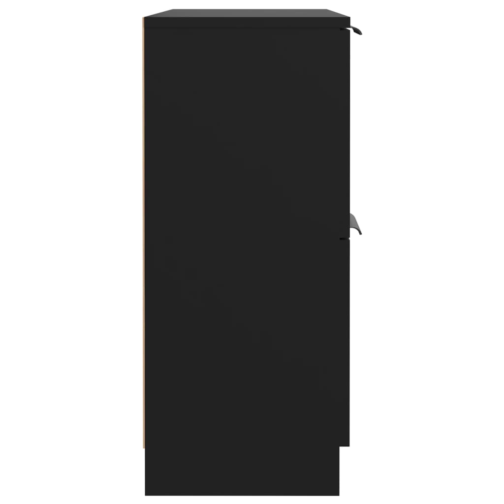 Sidebord Svart 60x30x70 cm