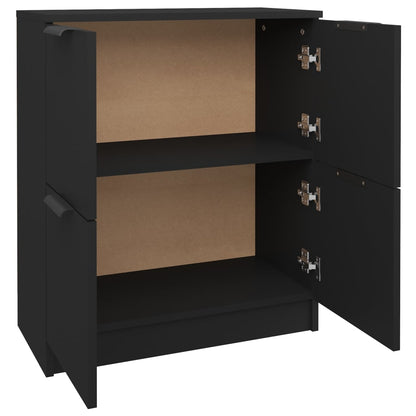 Sidebord Svart 60x30x70 cm