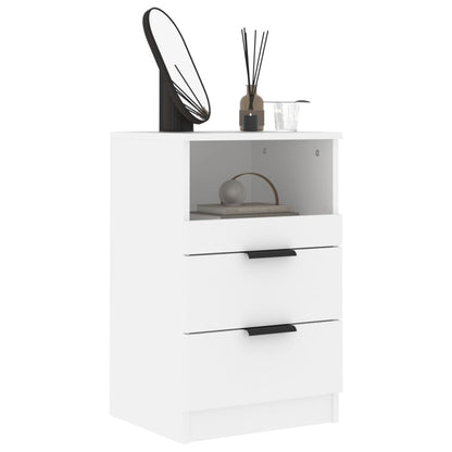Nattbord Sengbord Hvit