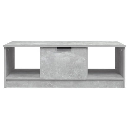 Salongbord Sofabord Betonggrå 102x50x36 cm