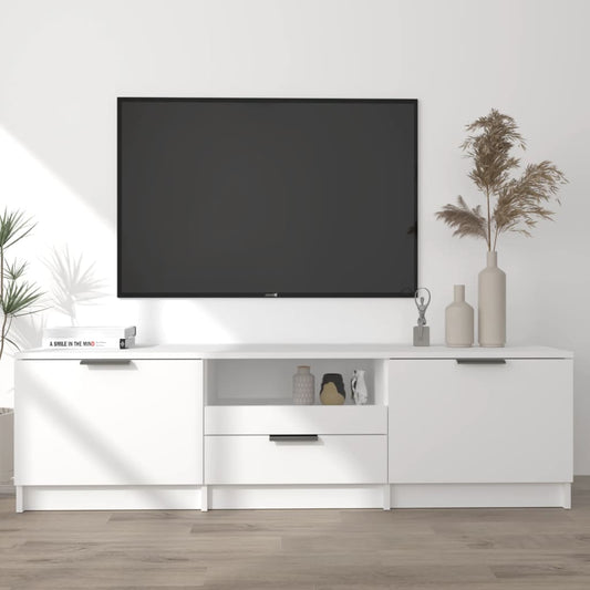 TV-Møbel Hvit TV-benk 140x35x40 cm