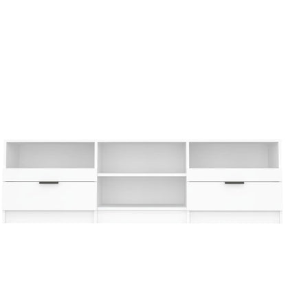 TV-Møbel Hvit TV-benk 150x33,5x45 cm