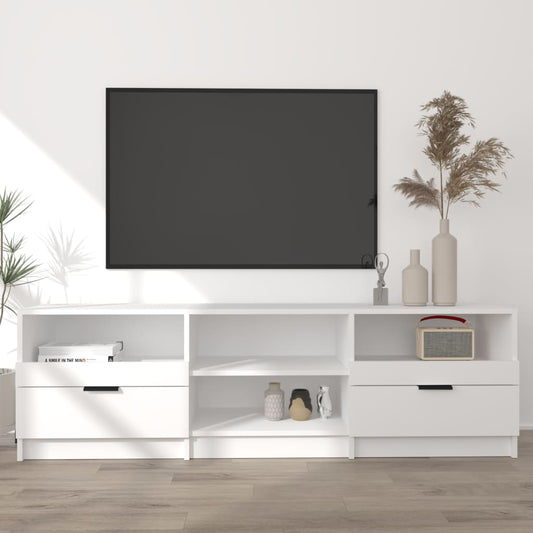 TV-Møbel Hvit TV-benk 150x33,5x45 cm