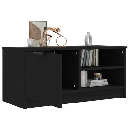 TV-Møbel Svart Tv-benk 80x35x36,5 cm