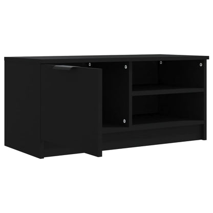 TV-Møbel Svart Tv-benk 80x35x36,5 cm