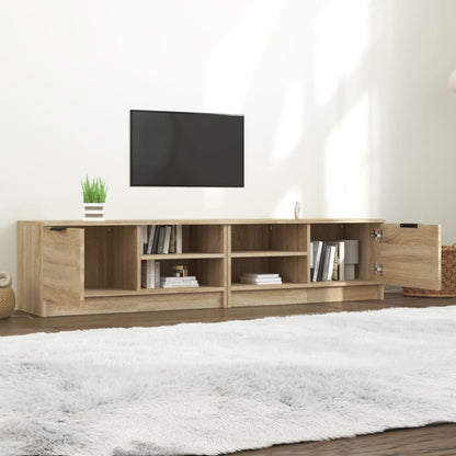 TV-Møbel Sonoma Eik Tv-benker 2 stk 80x35x36,5 cm