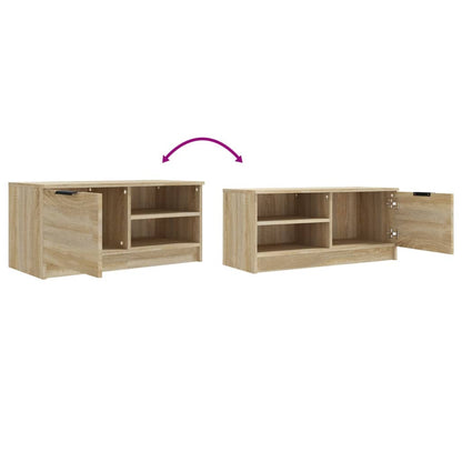 TV-Møbel Sonoma Eik Tv-benker 2 stk 80x35x36,5 cm