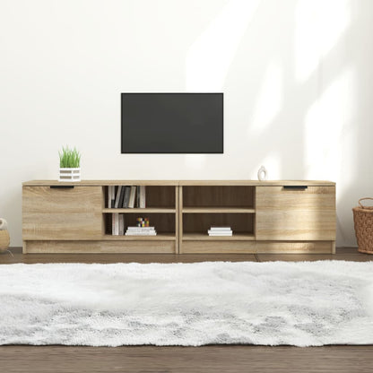 TV-Møbel Sonoma Eik Tv-benker 2 stk 80x35x36,5 cm