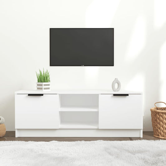 TV-Møbel Hvit TV-benk 102x35x36,5 cm