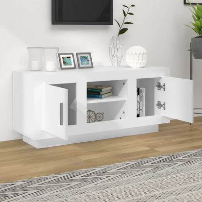 TV-Møbel Hvit TV-benk 102x35x45 cm
