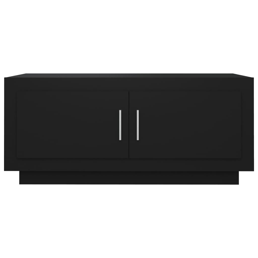 Salongbord Sofabord Svart 102x50x45 cm