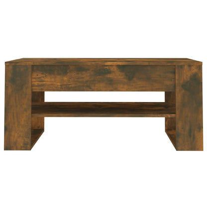 Salongbord Sofabord Røkt Eik 102x55x45 cm