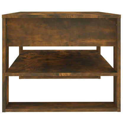 Salongbord Sofabord Røkt Eik 102x55x45 cm