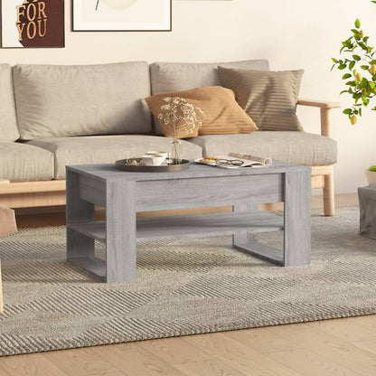 Salongbord Sofabord Sonoma Grå 102x55x45 cm