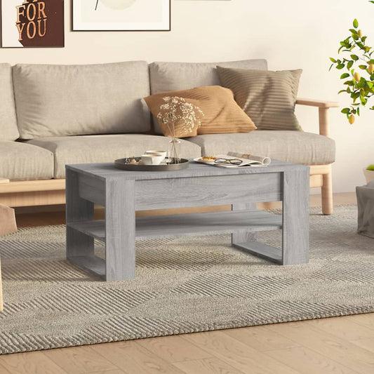 Salongbord Sofabord Sonoma Grå 102x55x45 cm