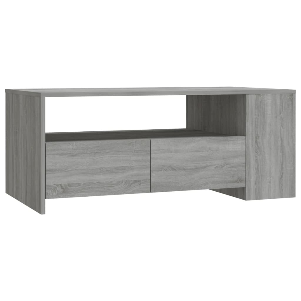 Salongbord Sofabord Sonoma Grå 102x55x42 cm