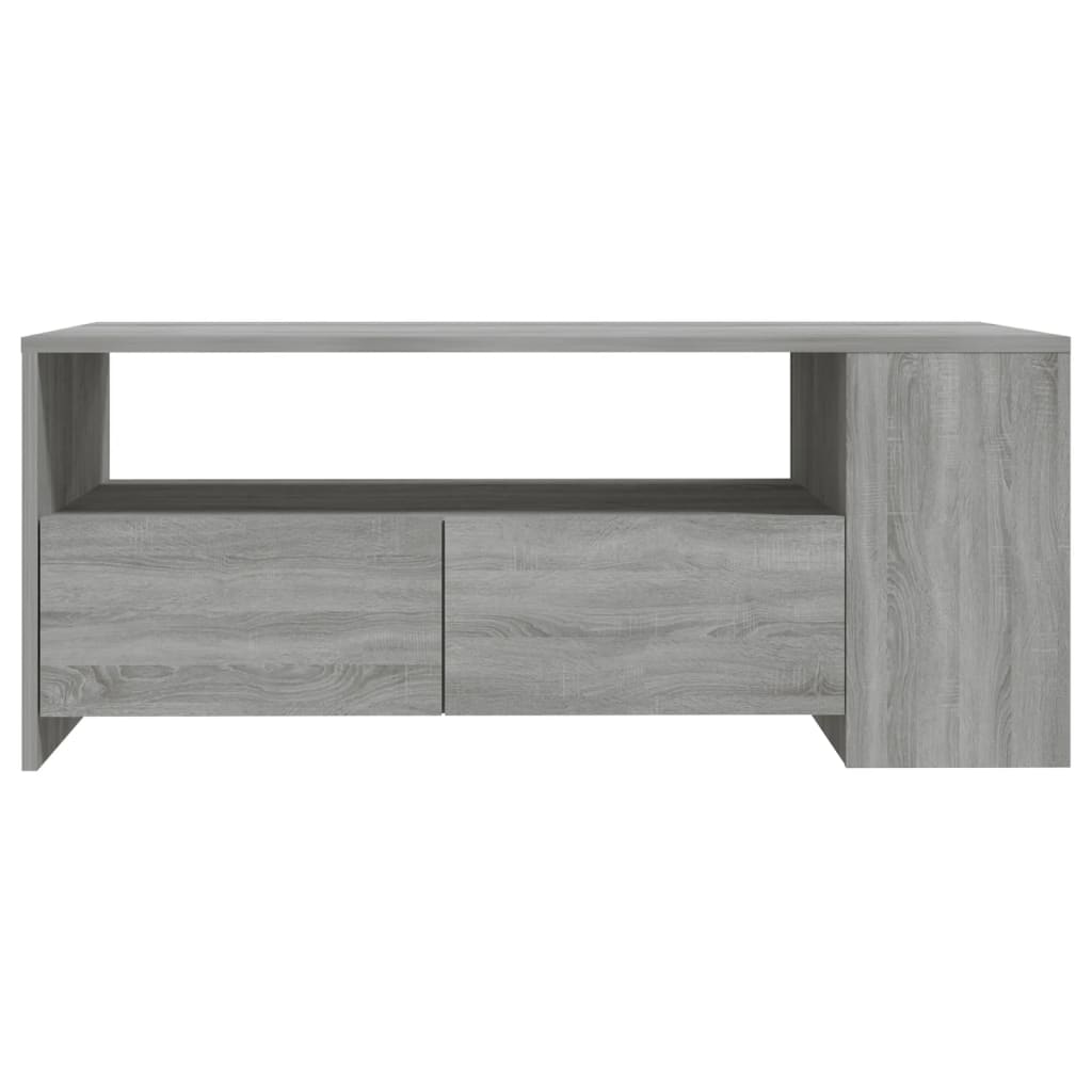 Salongbord Sofabord Sonoma Grå 102x55x42 cm
