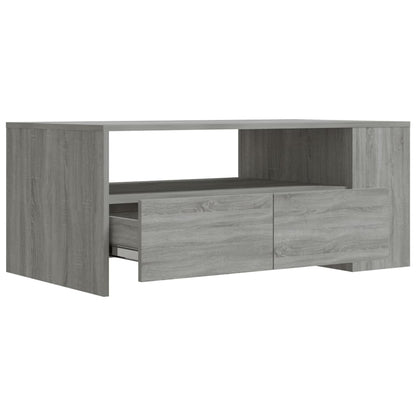 Salongbord Sofabord Sonoma Grå 102x55x42 cm