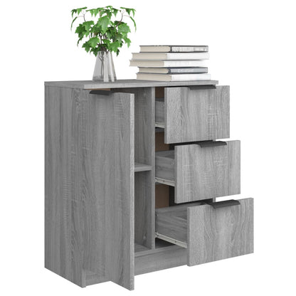 Kommode Sonoma Grå 60x30x70 cm