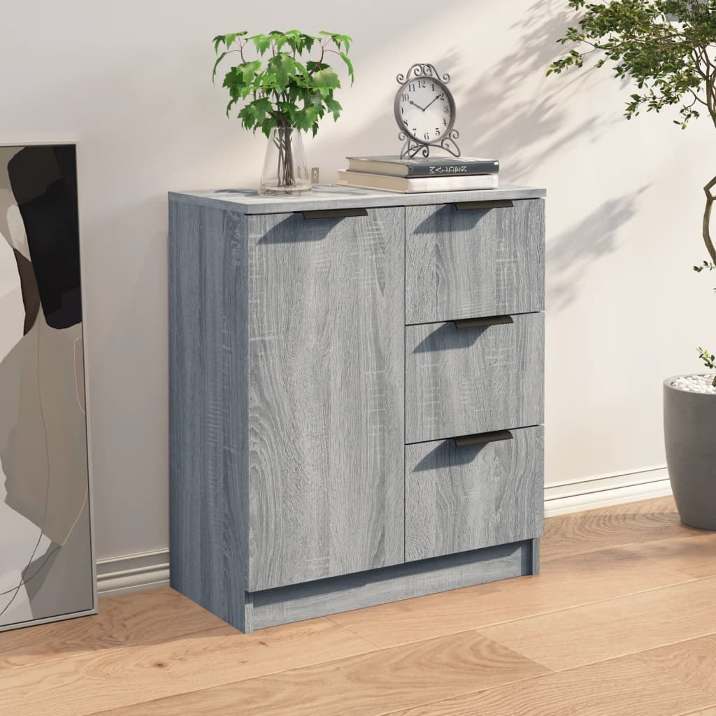 Kommode Sonoma Grå 60x30x70 cm