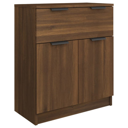 Skjenk brun eik 60x30x70 cm konstruert tre